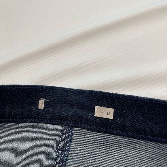 Hudson Jeans Reconstructed Midi Denim Skirt Size 25 New - Picture 8 of 12